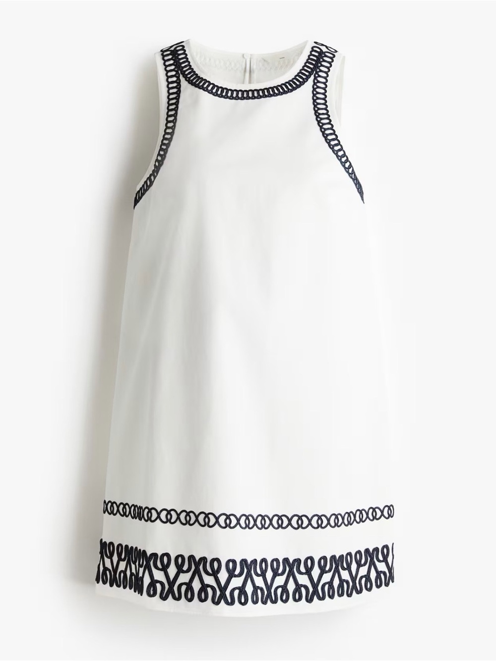 H&M Maternity MAMA Before & After Embroidered Dress Size Large